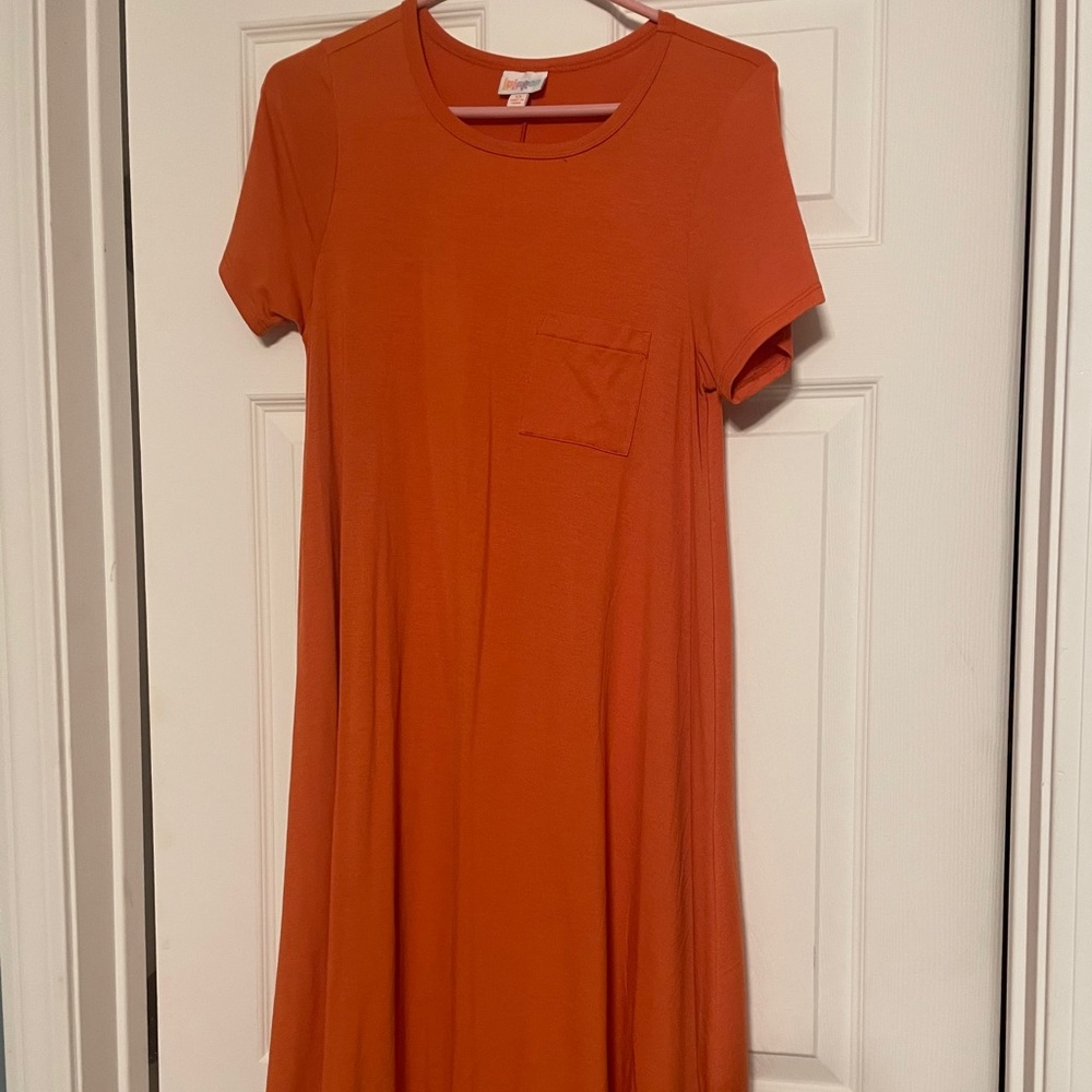Orange LuLaRoe Carly, size XS